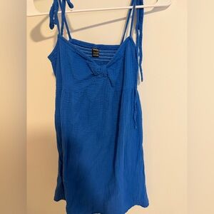SHEIN Vibrant Blue dress with Spaghetti Straps